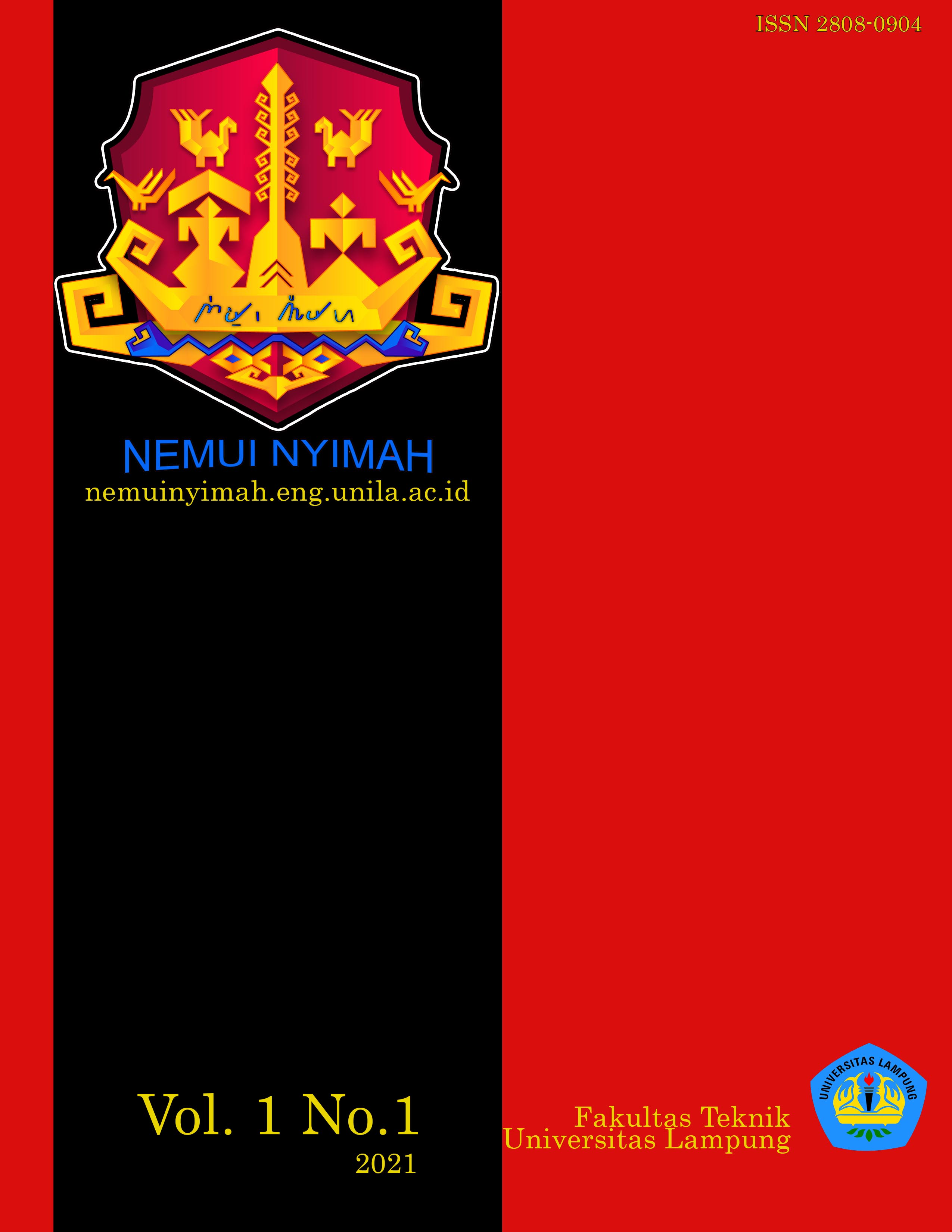 					View Vol. 1 No. 1 (2021): Nemui Nyimah
				