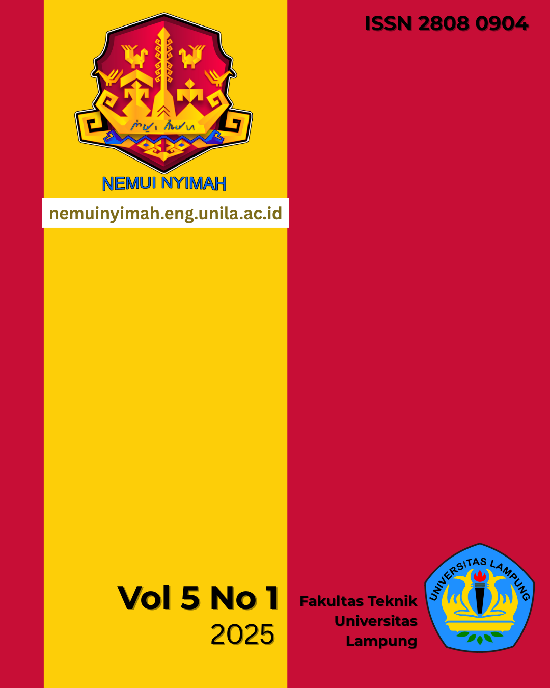 					View Vol. 5 No. 1 (2025): Nemui Nyimah Vol. 5 No. 1 2025
				